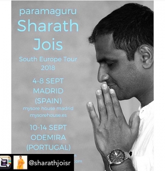 Sharath Jois in PORTUGAL AND SPAIN
